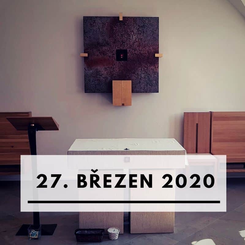 27. března 2020 – postí se Karolína Vojáčková a Jana Gabrielová
