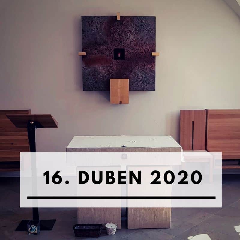 16. dubna 2020